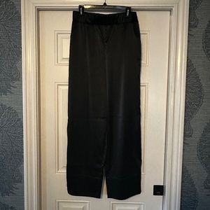 ADAY 'On Board' Satin Pants Black Size Large